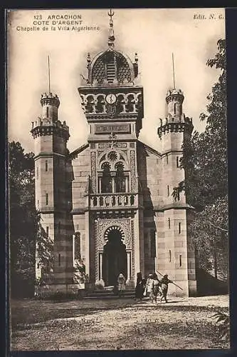 AK Arcachon, Chapelle de la Villa Algérienne