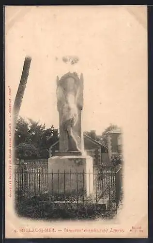 AK Soulac-sur-Mer, Monument commémoratif Laporte
