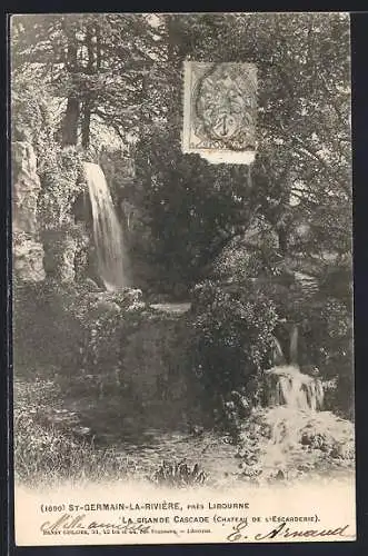 AK St-Germain-la-Rivière, La Grande Cascade du Château de l`Escarderie