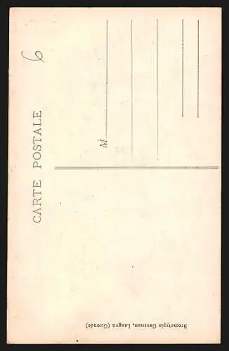 AK Uzeste, La Cathédrale (Mon. hist. du XIVe siècle)