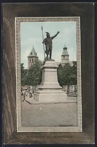 AK Bordeaux, Statue de Vercingétorix