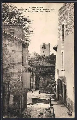 AK Saint-Émilion, Chapelle de la Trinité et Château du Roi