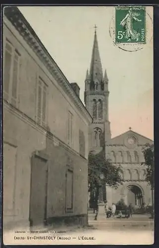 AK Saint-Christoly, L`église