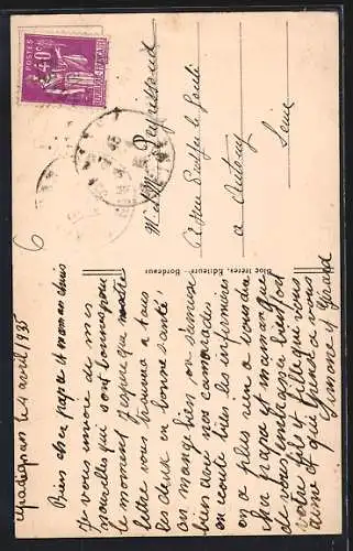 AK Gradignan, Facade sud du Solarium entourée d`arbres majestueux