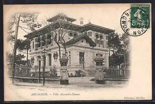 AK Arcachon, Villa Alexandre-Dumas