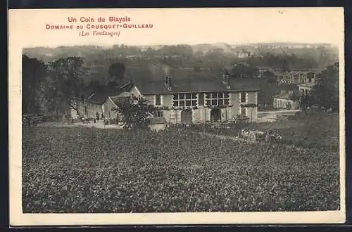 AK Crusquet-Guilleau, Domaine du Crusquet-Guilleau, Les Vendanges dans le Blayais