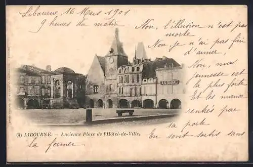 AK Libourne, Ancienne Place de l`Hôtel-de-Ville