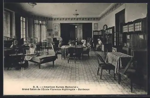 AK Bordeaux, Grand Salon de l`École Florence Nightingale, American Nurses Memorial
