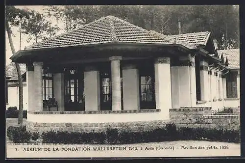 AK Arès, Aérium de la Fondation Wallerstein, Pavillon des petits, 1926