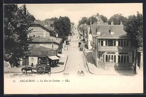 AK Arcachon, La Rue du Casino