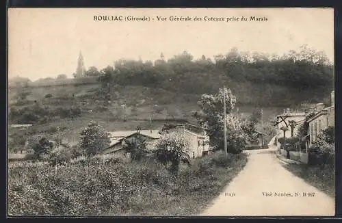 AK Bouliac, Vue Générale des Coteaux prise du Marais