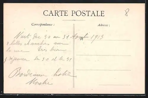 AK Bordeaux, Coin d`un salon au Grand Hôtel Montré