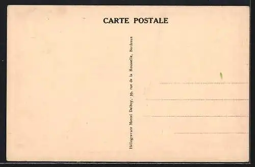 AK Bordeaux, Cours de l`Intendance avec voitures et passants