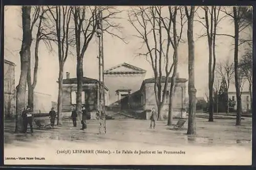 AK Lesparre, Le Palais de Justice et les Promenades