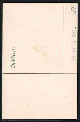 AK Landsknecht mit Fahne Nec aspera terrent