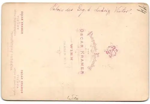 Fotografie Oscar Kramer, Wien, Ansicht Wien, Palais Erzherzog Ludwig Victor