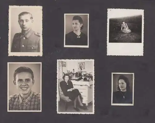 Fotoalbum mit 190 Fotografien KVP - NVA / DDR Alltag, Maurer, Altagsleben, Familie, Feier, Leben im Sozialismus