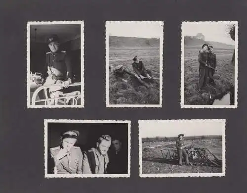 Fotoalbum mit 190 Fotografien KVP - NVA / DDR Alltag, Maurer, Altagsleben, Familie, Feier, Leben im Sozialismus