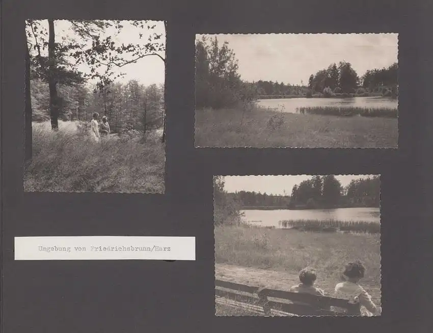 Fotoalbum mit 104 Fotografien, Auto Moskwitsch 402 Blauer Junge, DDR Bürger auf Reisen mit Auto, FKK, Fahrrad 11