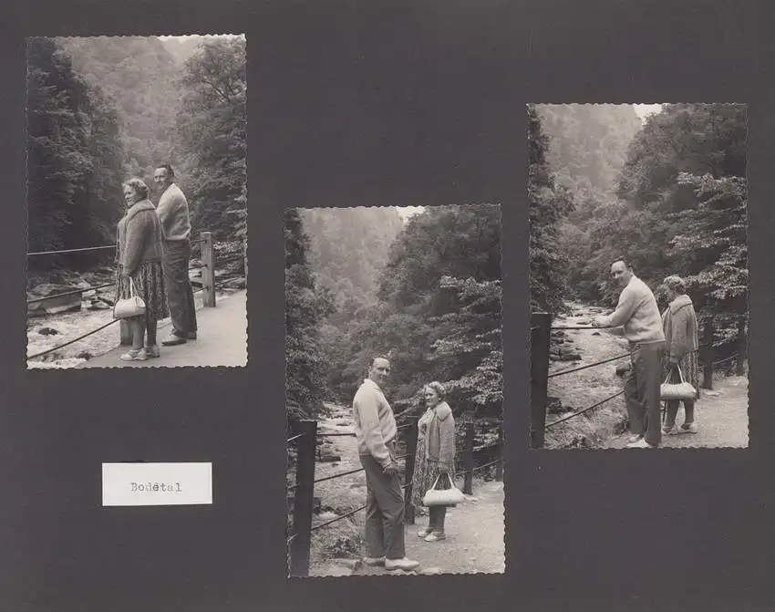 Fotoalbum mit 104 Fotografien, Auto Moskwitsch 402 Blauer Junge, DDR Bürger auf Reisen mit Auto, FKK, Fahrrad 18
