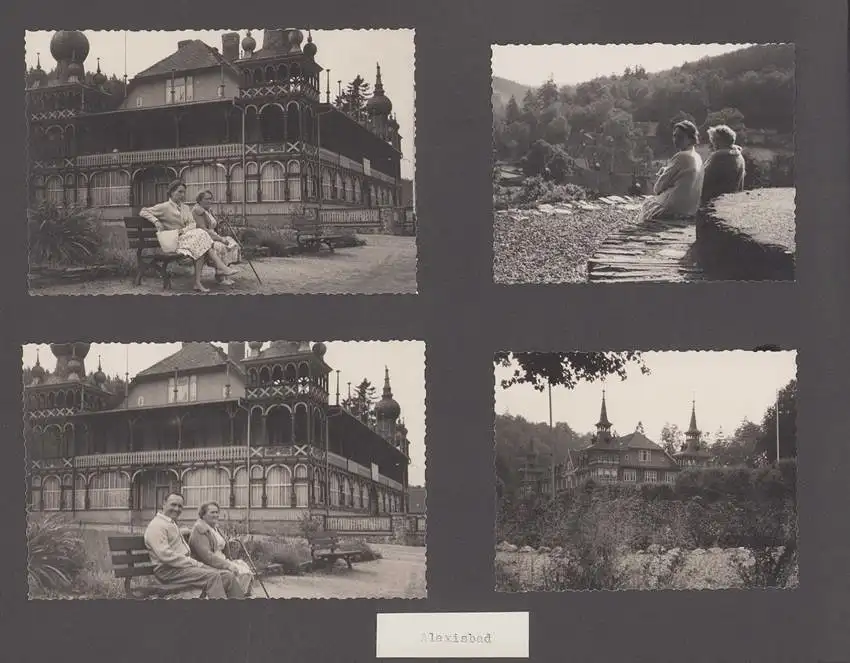 Fotoalbum mit 104 Fotografien, Auto Moskwitsch 402 Blauer Junge, DDR Bürger auf Reisen mit Auto, FKK, Fahrrad 21