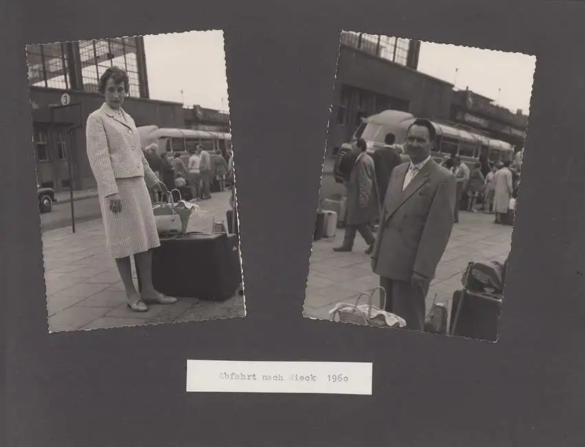 Fotoalbum mit 104 Fotografien, Auto Moskwitsch 402 Blauer Junge, DDR Bürger auf Reisen mit Auto, FKK, Fahrrad 25