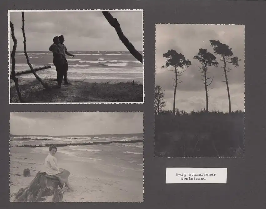 Fotoalbum mit 104 Fotografien, Auto Moskwitsch 402 Blauer Junge, DDR Bürger auf Reisen mit Auto, FKK, Fahrrad 30