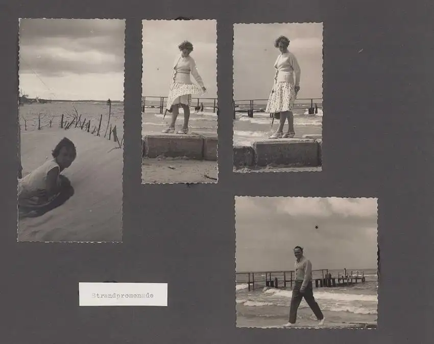 Fotoalbum mit 104 Fotografien, Auto Moskwitsch 402 Blauer Junge, DDR Bürger auf Reisen mit Auto, FKK, Fahrrad 7