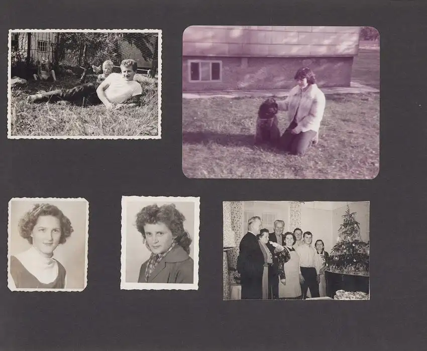 Fotoalbum mit 56 Fotografien, Militär Österreich, Panzer, Panzerhaubitze, Geländewagen Willys Jeep, Radpanzer, Uniform 9