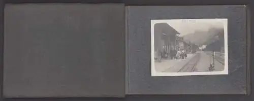 Fotoalbum mit 18 Fotografien, Ansicht Brünig, Bahnhof, Brünigpass, Alpenpanorama, Wanderung