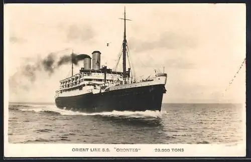 AK Passagierschiff SS Orontes, Orient Line