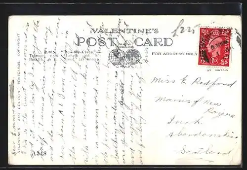 AK Passagierschiff RMS Ben-My-Chree auf See, I.O.M.