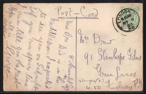 AK Passagierschiff Oceanic auf offener See