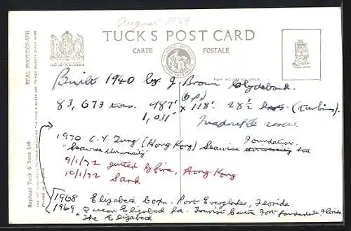 AK Passagierschiff RMS Queen Elizabeth, Cunard White Star Line