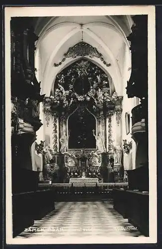 AK Zamek Zdar, Kirche, Innenansicht