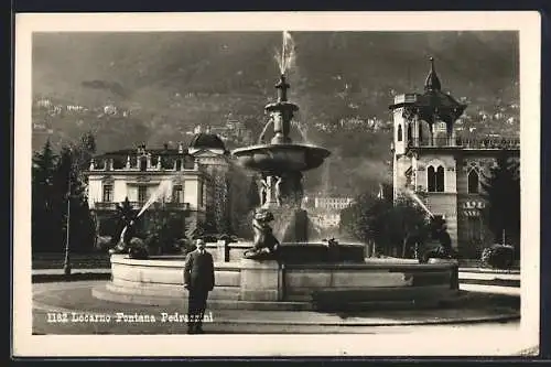 AK Locarno, Fontana Pedrazzini