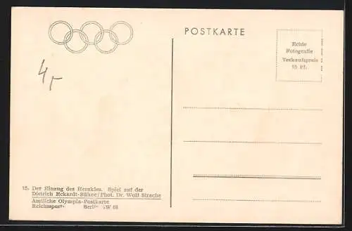 AK Berlin, Reichssportfeld, Dietrich-Eckart-Freilichtbühne, Vorführung