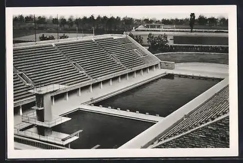 AK Berlin, Olympia 1936, Reichssportfeld, Schwimmstadion