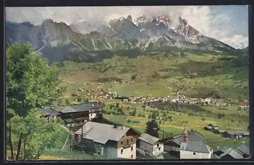 AK Cortina d`Ampezzo, Panorama mit Monte Cristallo