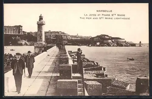 AK Marseille, Le Phare Sainte-Marie, Leuchtturm