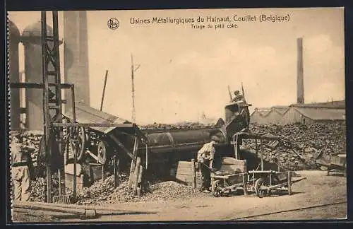 AK La Métallurgie, Triage du petit coke, Trennung von Kohle