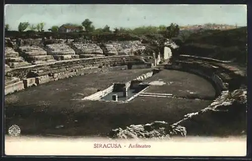 AK Siracusa, antike Ruinen des Anfiteatro