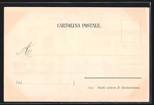 Künstler-Lithographie unsign. Paul Hey: Milano, Galleria e Monumento a Vittorio Emanuele II.