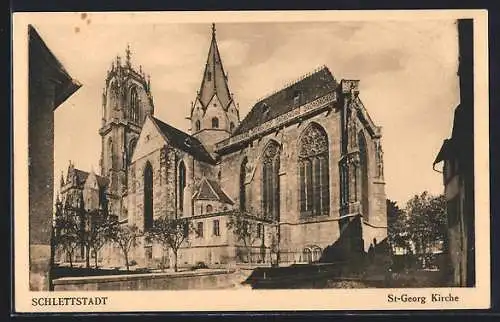 AK Schlettstadt, St.-Georg Kirche
