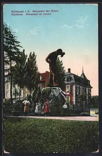 AK Mülhausen i. E., Monument der Arbeit