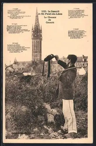 AK St-Paul-de-Léon, La Chanson du Conscrit