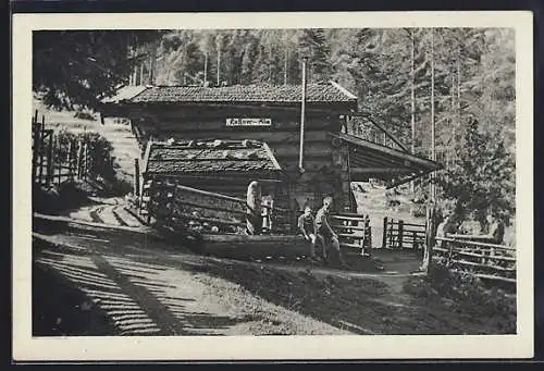 AK Ruhpolding, Partie an der Raffner-Alm