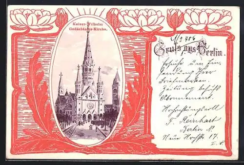 AK Berlin-Charlottenburg, Kaiser Wilhelm Gedächtnis-Kirche