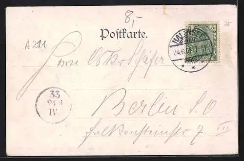 AK Berlin, Gasthaus Halensee v. Carl Saeger, Schaubühne