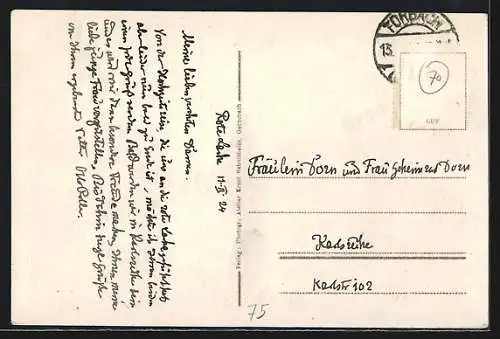 AK Forbach, Gasthof Rote Lache